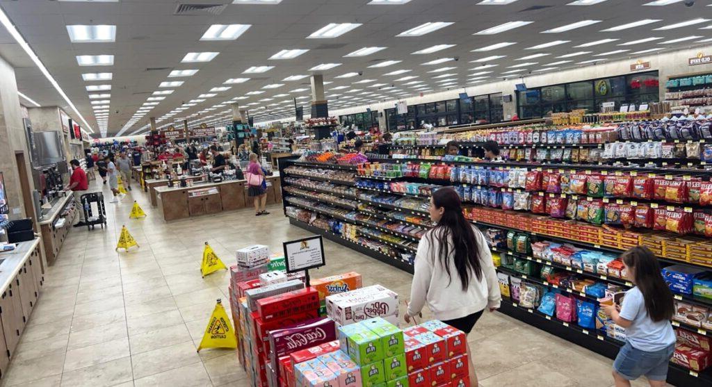 3. Inside, a Buc-ee’s store seems to stretch to the horizon.